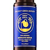 Dry Cracked Heels Repair | Organic Foot Cream for Dry Feet & Callus with Jojoba, Lavender, Almond, Olive & Vitamin E Oil | Natural Foot Balm & Moisturizer for Skin | Hydrating Foot Treatment | 3.4 oz