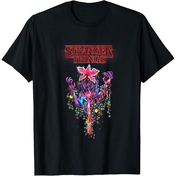 Sweat-shirt Noël « Stranger Things » - Sweat à Manches Longues Unisexe Enfant - Design Démogorgon Amusant