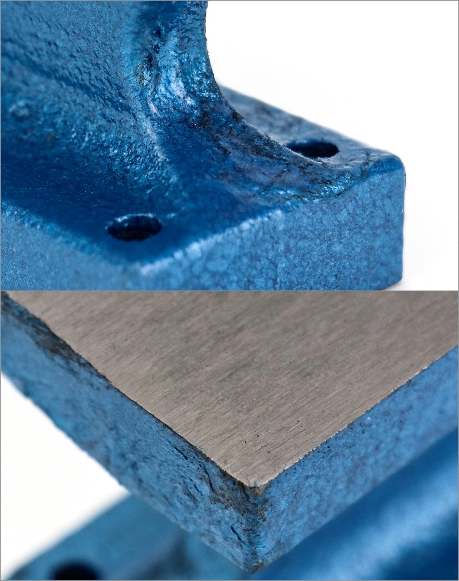 QWORK Horn Anvil Bench Block, 1 Pound Cast Iron Hobby Anvil for Jewelry Making