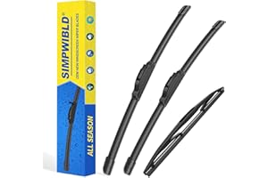 3 wipers Replacement for 2015-2019 Subaru Outback Front Wiper Blades Original Equipment Windshield Wiper Blades Set 26"+17"+1