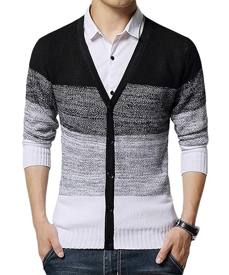 Amazon Meryueru メリュエル グラデーション ニット カーディガン