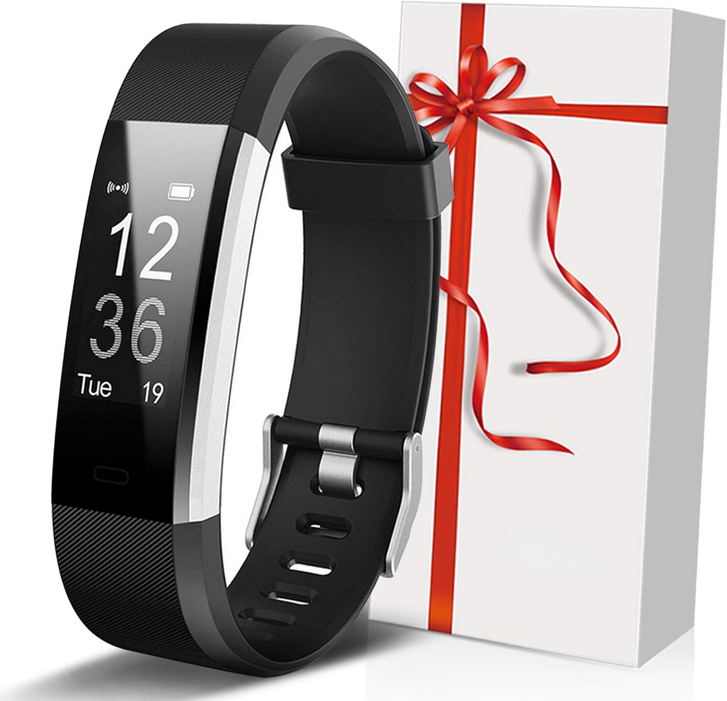 Lintelek Fitness Tracker with Heart Rate Monitor, Activity Tracker with Connected GPS, IP67 Waterproof Smart Fitness Band with Step Counter, Calorie Counter, Pedometer for Kids Women and Men : Sports & Outdoors