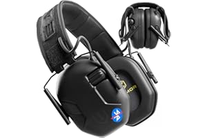 EARMOR M300A Ear Protection For Gun Range - Shooting Ear Muffs with Ergonomic Gel Cushions, IPX5 Waterproof Gear