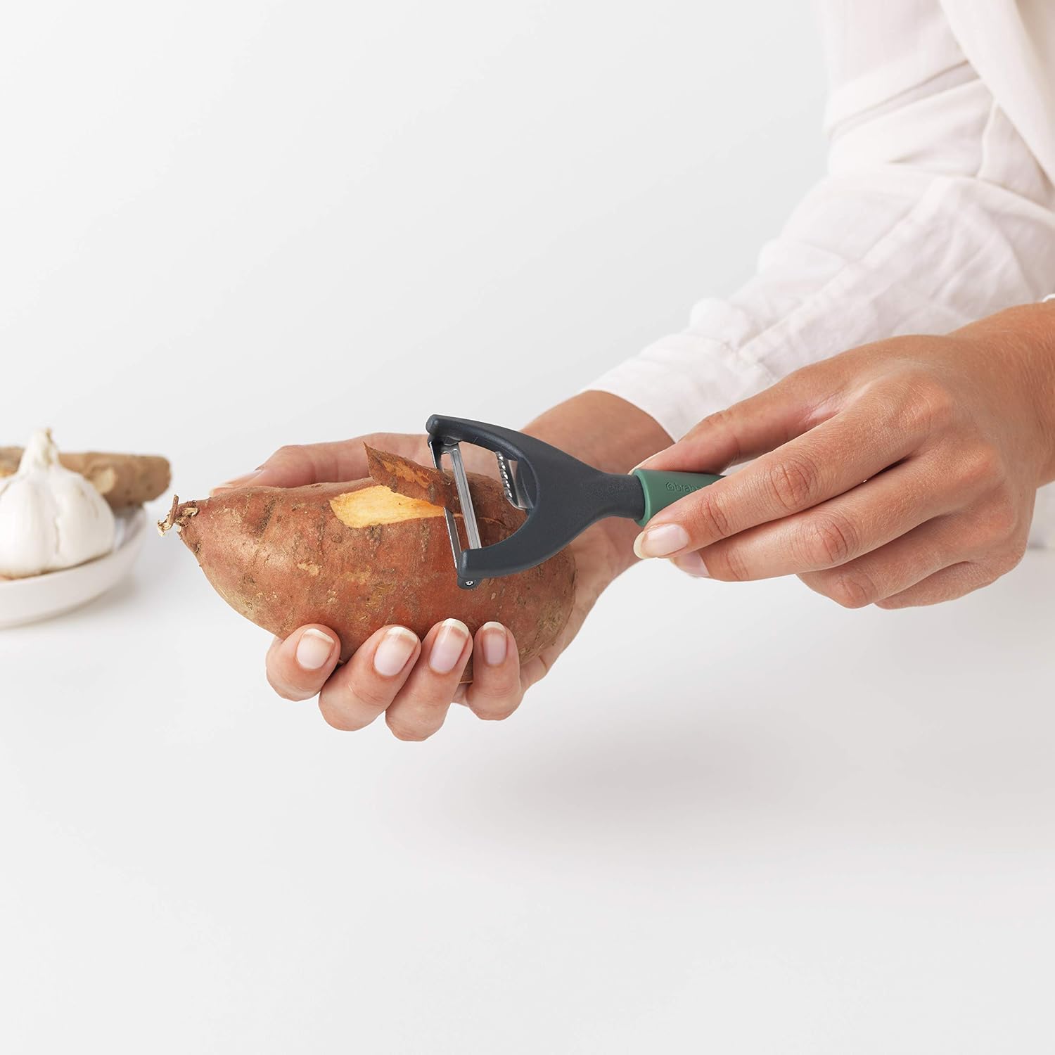 Brabantia 122927 Tasty+ Food Y-Peeler Plus Zester, Fir Green - Image 5