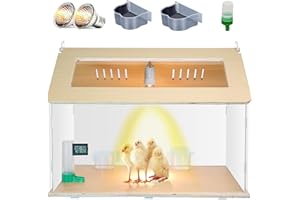 25~40 Newborns Chick Brooder Box Quail Cage Bird Playground Egg Incubator Chick Starter Kit Tortoise Habitat