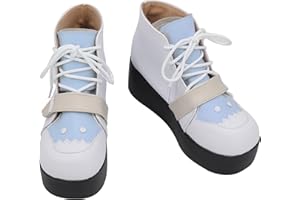 Loveian Womens VTuber Gawr Gura Boots Shoes Halloween Cosplay Costume