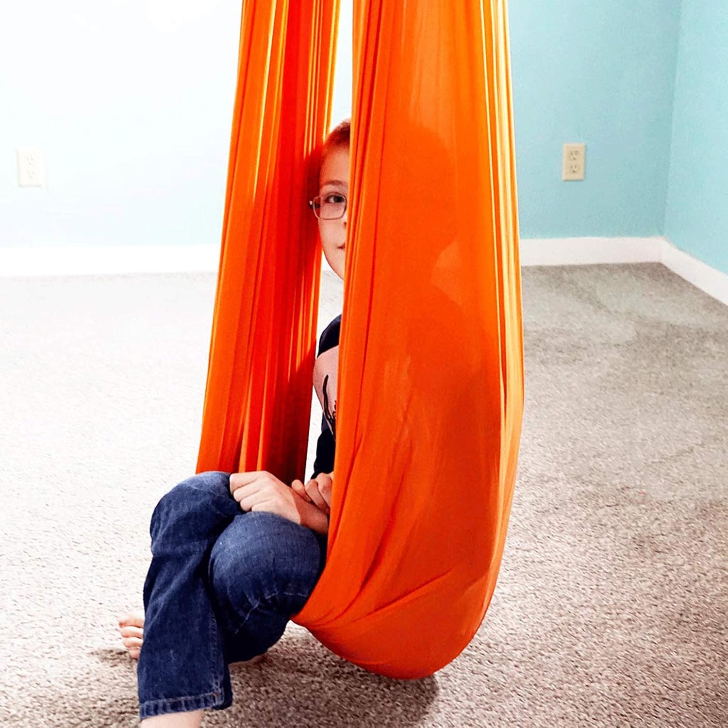 Adjustable Indoor Therapy Swing for Kids with Special Need