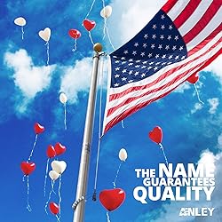 Anley Authentic Beaded Flag Retainer Ring for Both