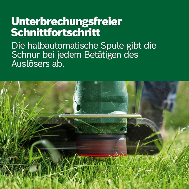 Akku-Rasentrimmer UniversalGrassCut 18V-26-500 (zum Rasentrimmen und Kantenschneiden; Ladezeit: 65 min; Schnittkreisdurchmesser: 26 cm; 18-Volt-System; mit 2.0 Ah-Akku und Ladegerät)
