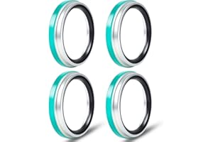 4 Pack of QUCpona Classic Wheel Seal Drive Axle (Replaces SKF 47697 47691 47692) Replacement for Freightliner Kenworth Peterbilt Navistar Volvo semi Trucks (4 x TR47697)