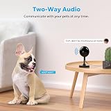 owltron 2K Indoor Camera 2 Pack WiFi Night Vision Motion 2-Way Talk Alexa view 5