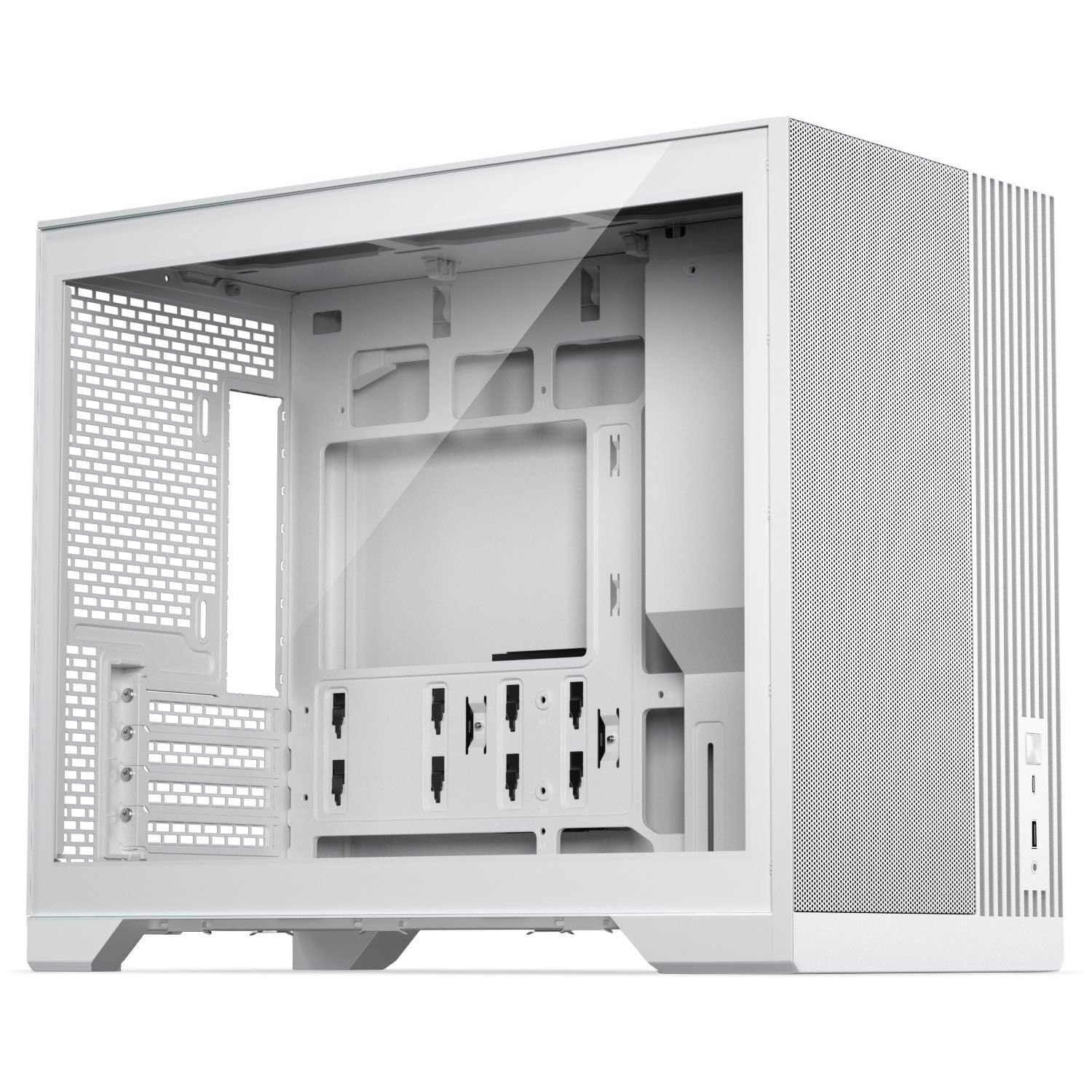 Phanteks XT M3 Mini-Tower PC-Gehäuse Weiß – Kompaktes Micro-ATX Case mit Tempered Glass, Unterstützung für 360-mm-Radiator & 430-mm-Grafikkarten – Ohne Lüfter