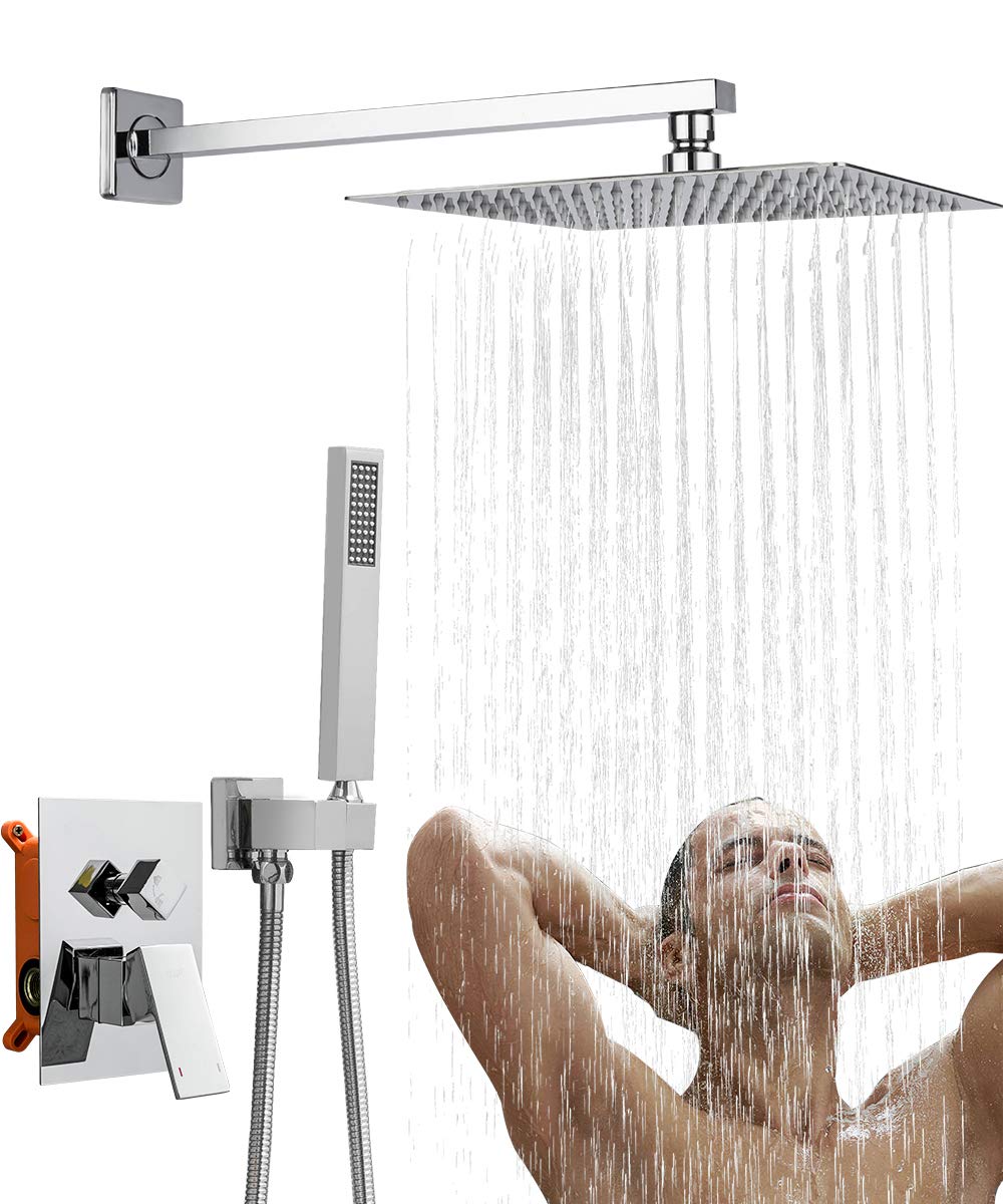 Buy Rain Shower System FRUD 10 Inch Bathroom Shower Faucet Set Complete