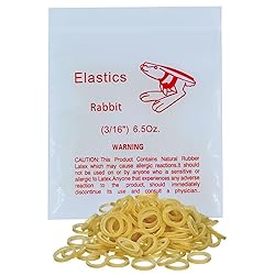 100 Pack Orthodontic Elastics Dental Rubber Bands