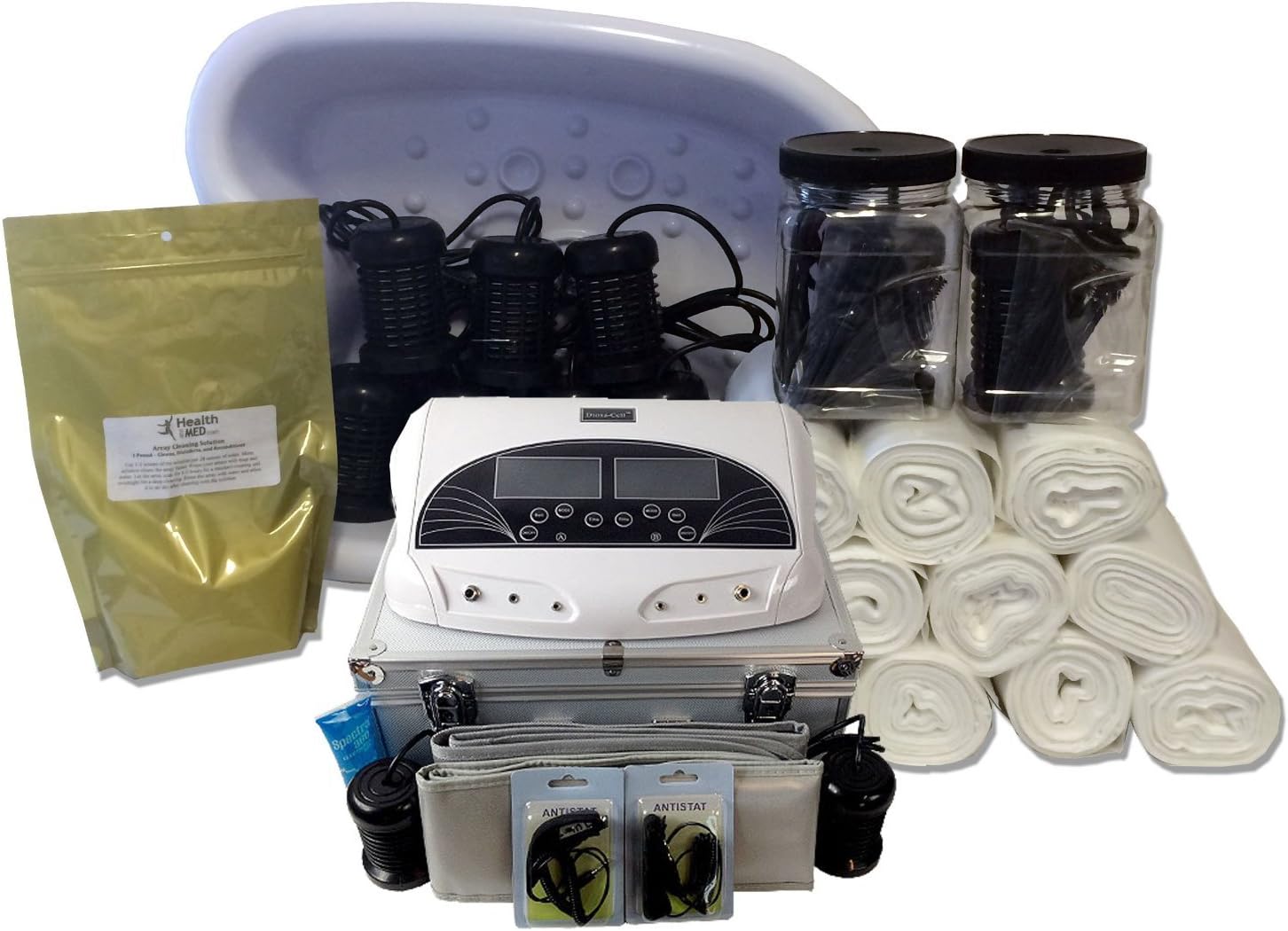IonizeME FB802E Dual Ionic Detox Foot Bath System with Infrared