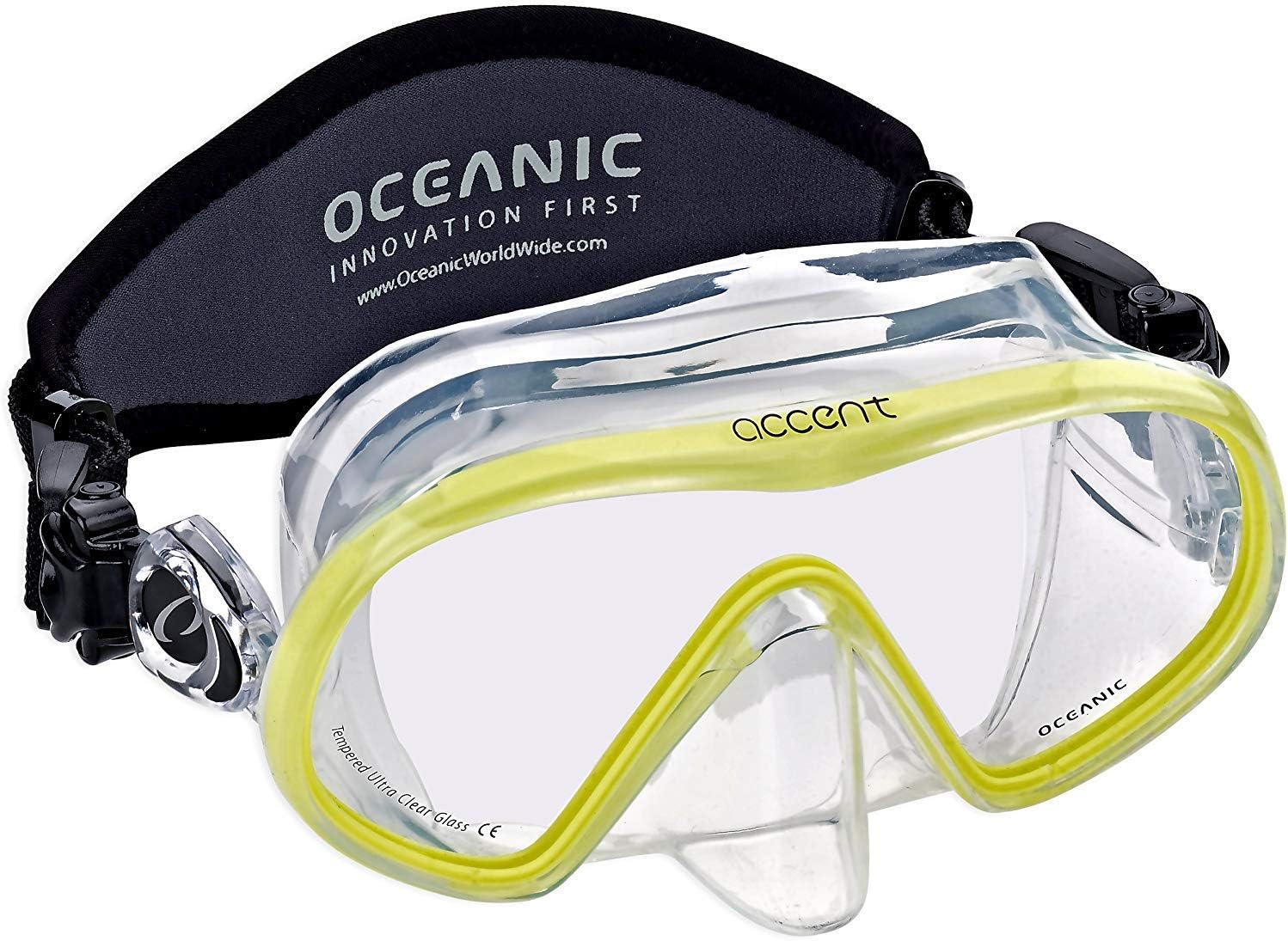 Oceanic Shadow Frameless Dive Mask, Great for Scuba Diving and