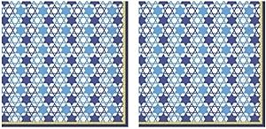 Festival of Lights Hanukkah 3-Ply Paper Cocktail Napkins 40-Count, Holiday Barware Beverage Serviettes