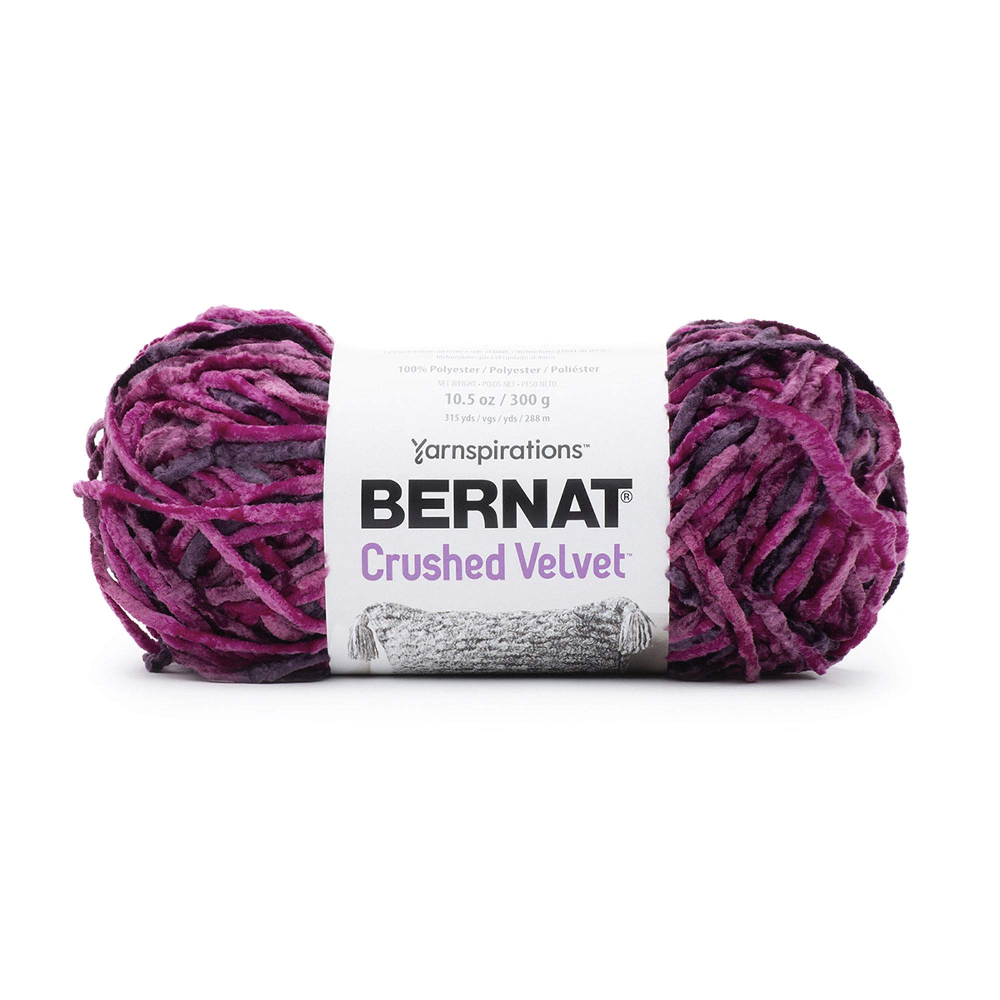 Bernat Crushed Velvet 300g - Bright Magenta — image 1