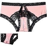 Tnmabik Women's Lace Bikini Panties - Seamless Invisible Underwear, Embroidered Hipster Briefs Comfortable Breathable