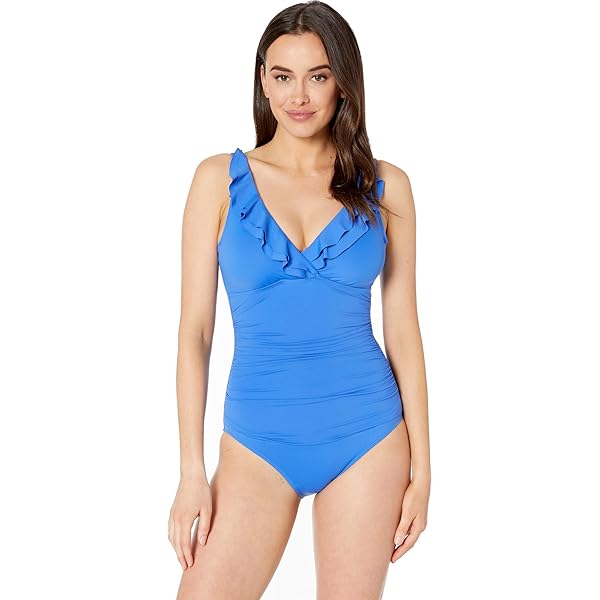 Lauren Ralph Lauren Beach Club Solids Embroidered Dress