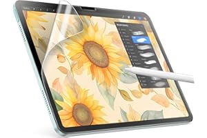 JETech Paper Screen Protector for iPad Air 11-Inch M3/M2 (2025/2024), Anti-Glare, Matte PET Film for Drawing, 1-Pack