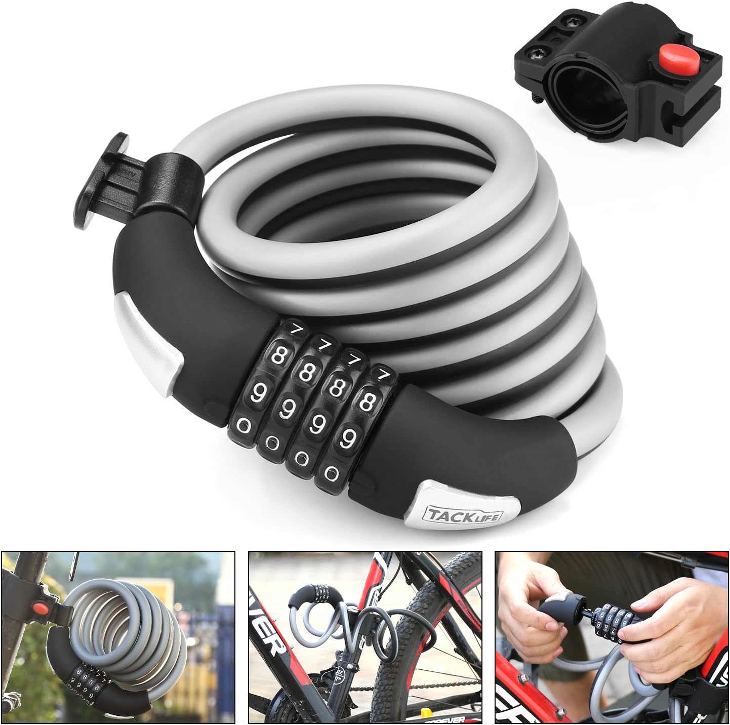 amazon combination bike lock