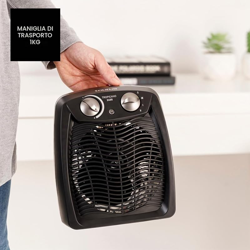 Tropicano 2400 Termoventilatore 2400W, 2 Potenze, Termostato