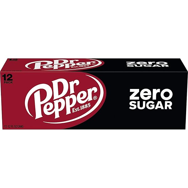 DR PEPPER ZERO SUGAR – 12 OZ, 12 PK