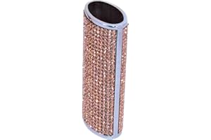 DESIGNS ABLAZE Bling Bedazzled Crystal Rhinestone Lighter Case Cover Sleeve (Champagne)