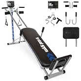 TOTAL GYM APEX G3, Slim-Frame Incline Bodyweight Training Home Exercise Machine, w/ 8 Levels of Resistance, Squat Stand, &amp; Basic Accessory Set