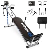 Total Gym Apex G3, Slim-Frame Incline Bodyweight Training Home Exercise Machine w/ 8 Levels of Resistance, Squat Stand, & Basic Accessory Set