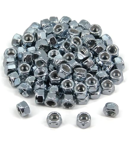 100 Acciaio Inox Nylon Inserto Chiusura Dadi 5/16-18