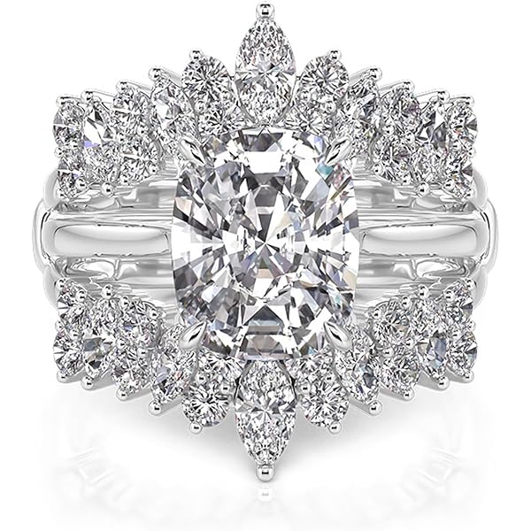 Anillo De Compromiso Para Mujer Jeulia PC Interchangeable - Main Image