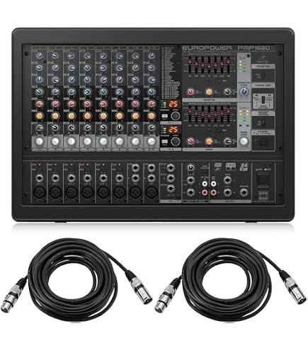 Amazon.com: Behringer Europower PMP4000 Powered Mixer - 16