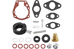 JLM MARINE 439071 Carburetor Rebuild Kit for Johnson Evinrude OMC 1.5-20 HP Outboard Motors 18-7043 382045 382046 382047
