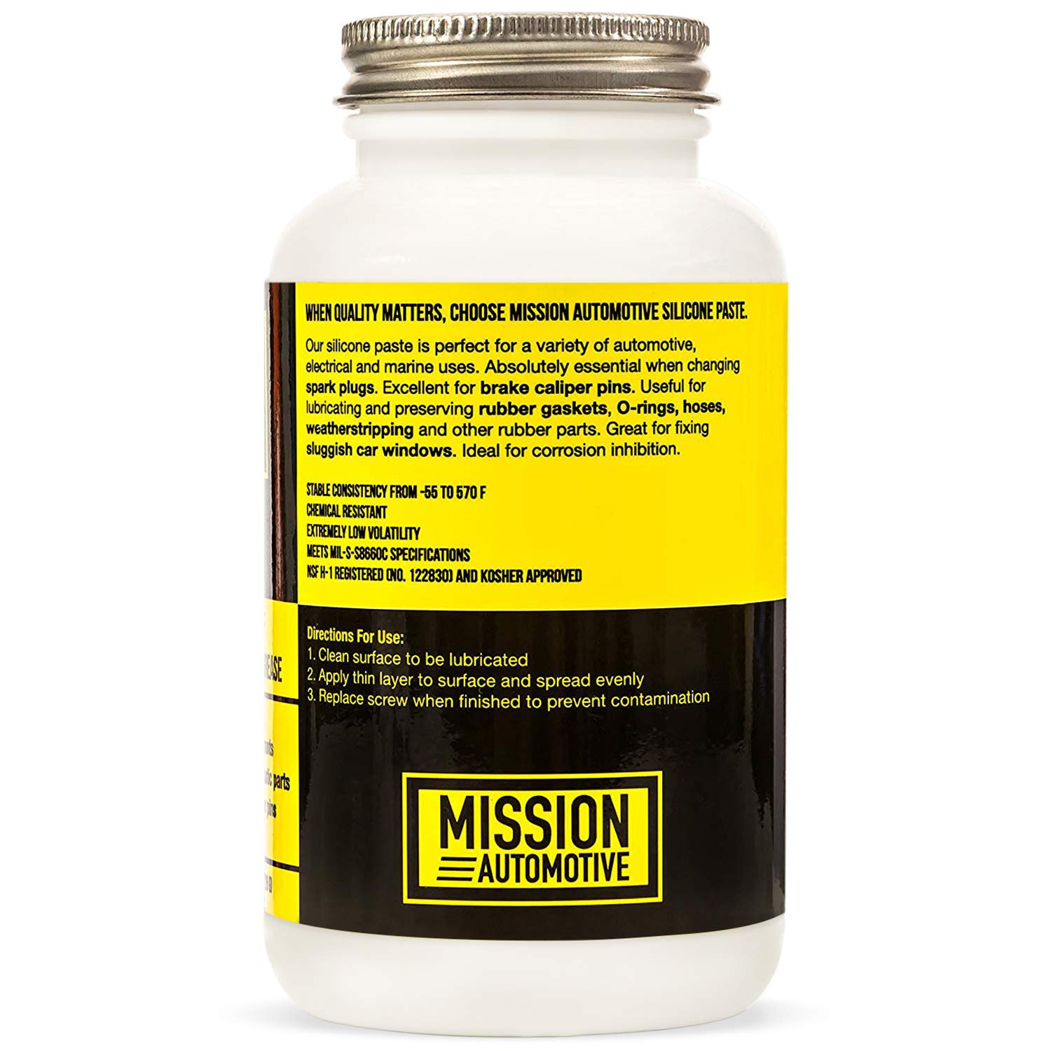 Dielectric Grease/Silicone Paste/Waterproof Marine Grease (8 Oz.) Made