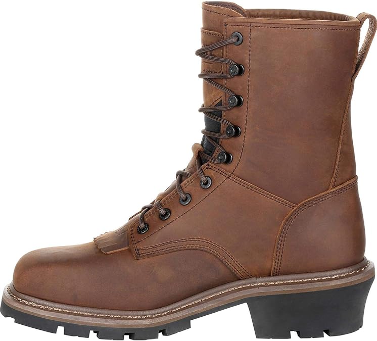 rocky great oak logger boots