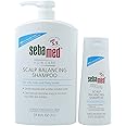 SEBAMED Anti-Dandruff Shampoo - Scalp Balancing Hair Care for Oily Dandruff Prone Scalp (1 Liter with Pump + 200mL)