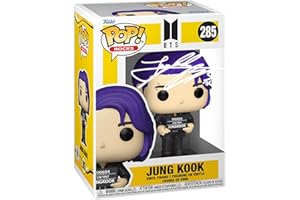 BTS Jung Kook #285 Facsimile Signed Reprint Laser Autographed Funko POP! Rocks Figurine with Protector Case