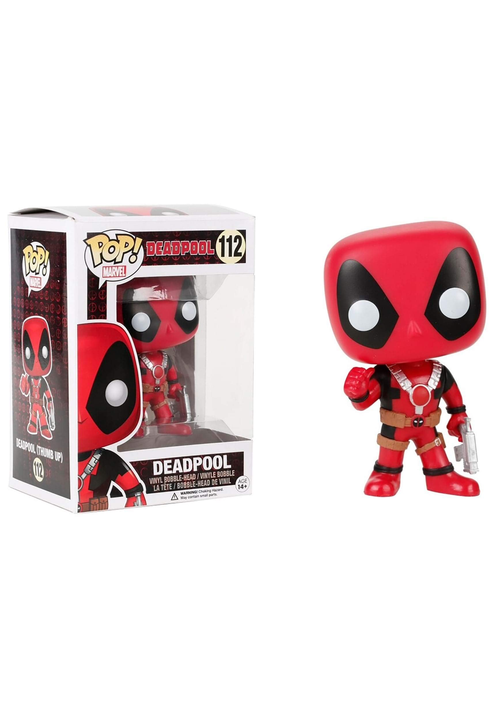 Marvel 7487 "POP! Bobble Deadpool Thumb Up" Figure