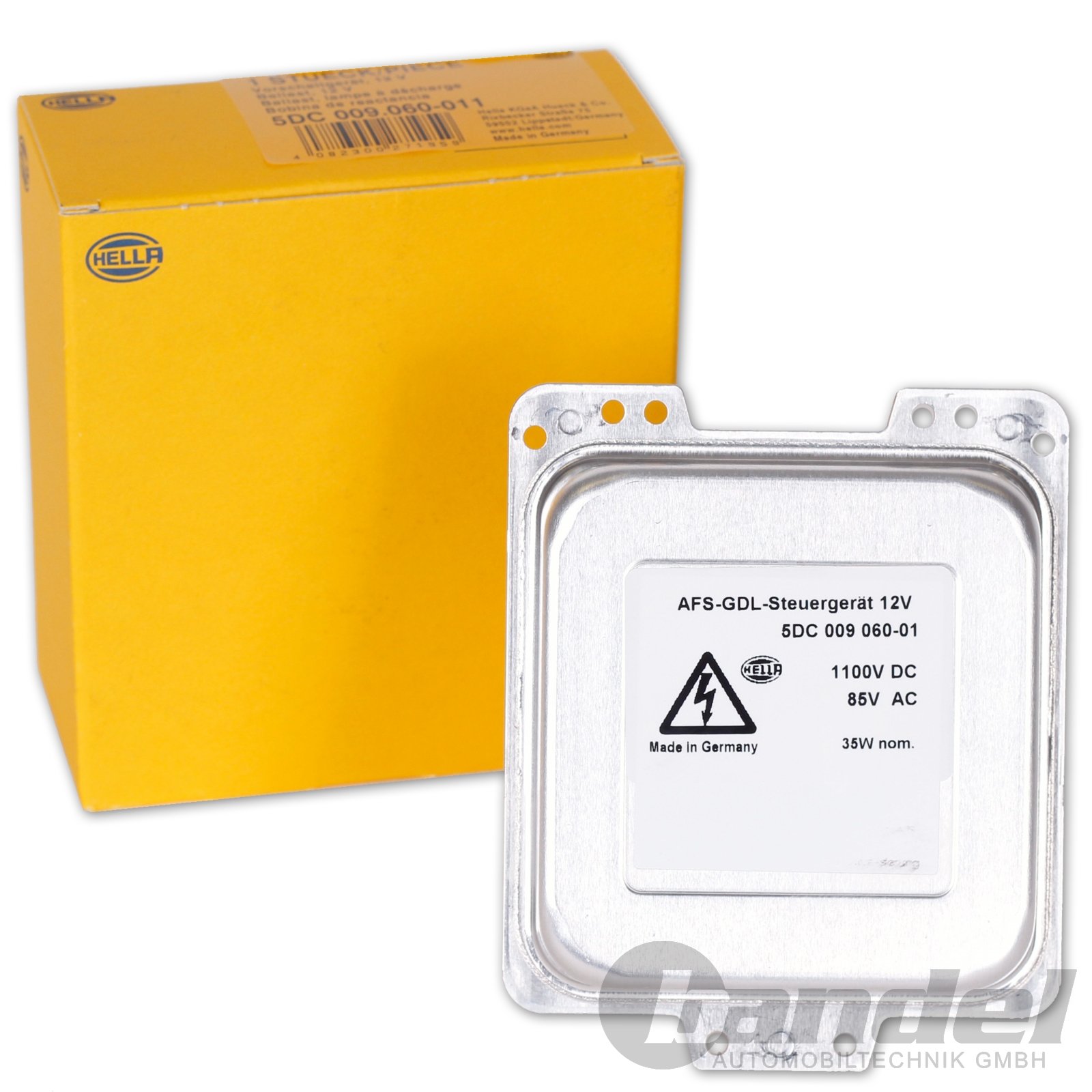 HELLA 5DC 009 060-011 Ballast - 12V - with control unit for dynamic bending light (AFS) - for eg. Mercedes-Benz E-Class (W211)