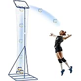 Winthai Volleyball Setter Trainer Net with 3 Angle Adjustment, 8.53 ft to 9.84 ft Adjustable Height for Professional, Beginne