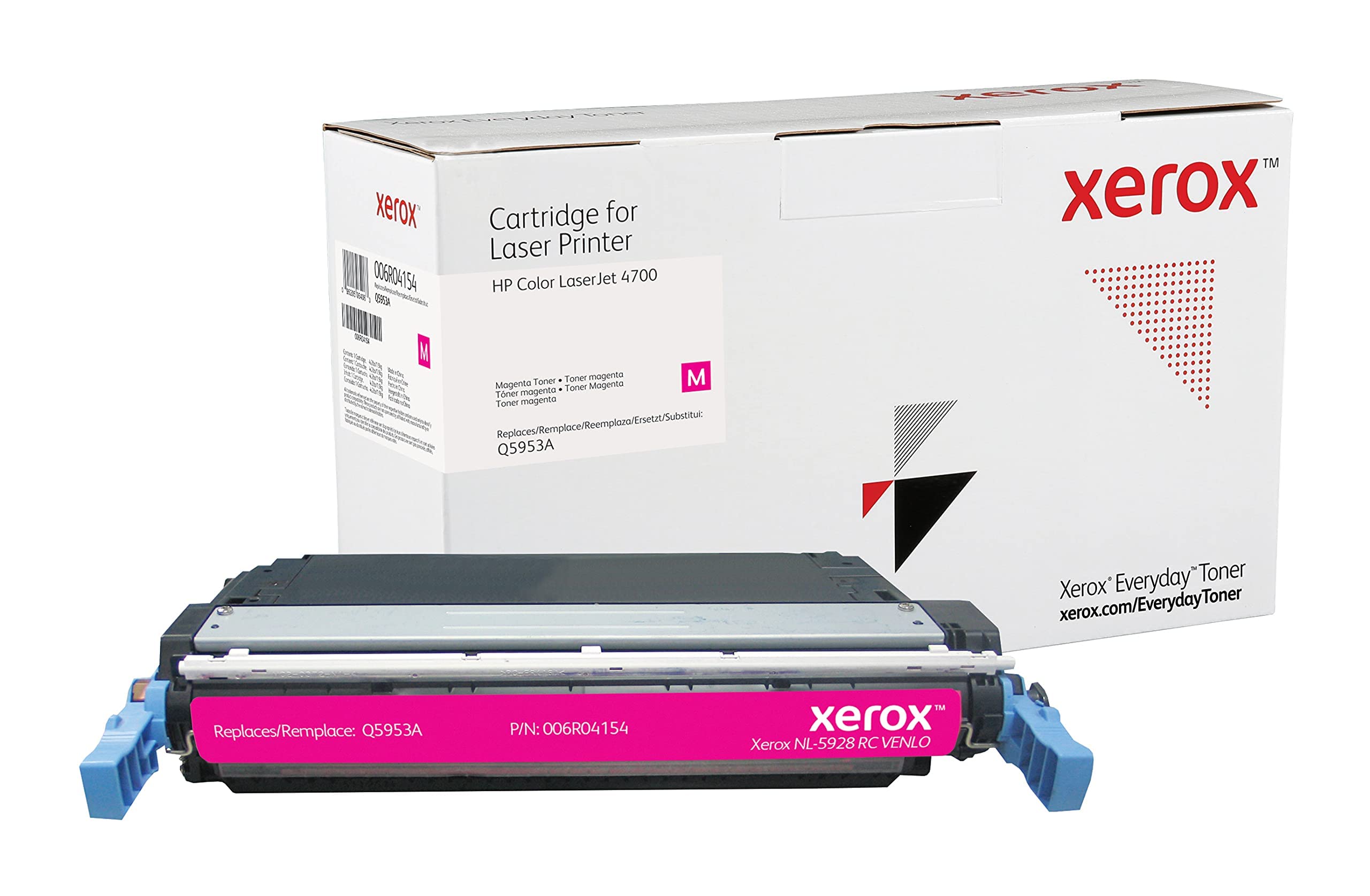 Xerox Everyday Magenta Toner compatible with HP 643A (Q5953A), Standard Capacity