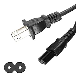 HQRP AC Power Cord Compatible with Aiwa Exos-9