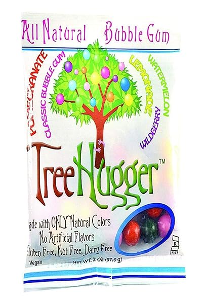 TREEHUGGER FANTASTIC FRUIT BUBBLE GUM, 2 OZ