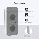 loukin Magnetic Whiteboard Eraser with Cleaner Included Gray view 3