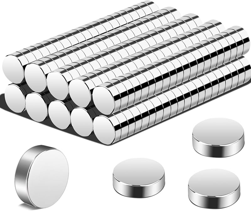 MIN CI 200 Pack Magnets Strong 6x2mm Neodymium Round Fridge Magnets