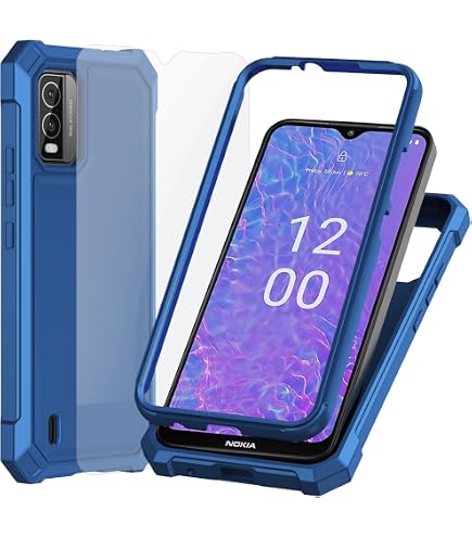 Amazon.com: Aulzaju for Nokia C210 Case with Screen Protector, Front Back Full Body Heavy Duty Protection,Frosted PC Back Soft Silicone Military Grade Shockproof Cover for Nokia C210 Black : Cell Phones & Amazon.com: Aulzaju for Nokia C210 Case with Screen Protector, Front Back Full Body Heavy Duty Protection,Frosted PC Back Soft Silicone Military Grade Shockproof Cover for Nokia C210 Black : Cell Phones &