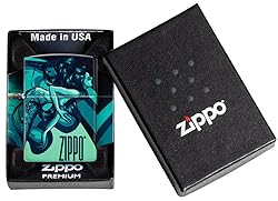 Zippo Mermaid Design 540 Color Pocket Lighter