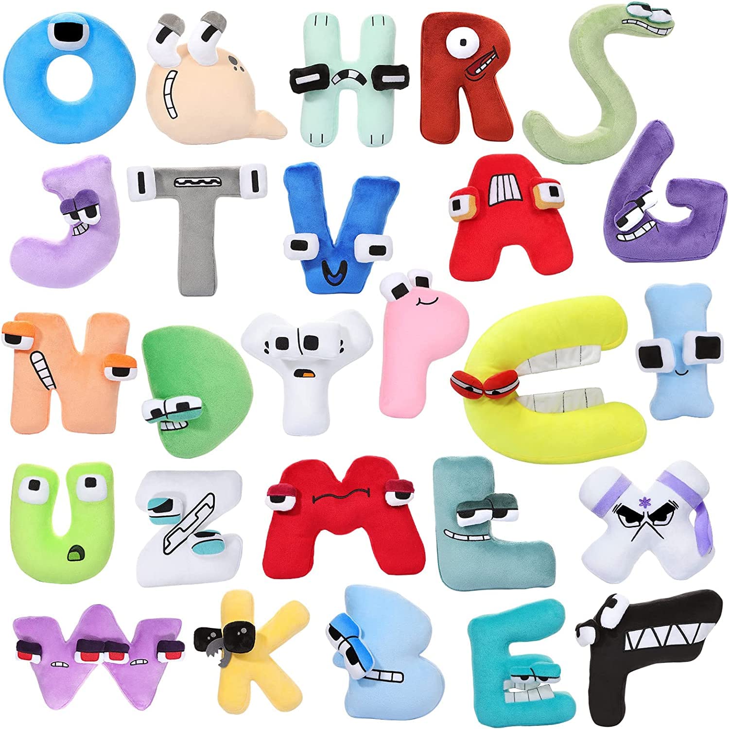Photo 1 of Letter Plush, 26-Letter Series Plush, A-Z Letter Games, Interesting Stuffed Doll Soft Pillow Decoration